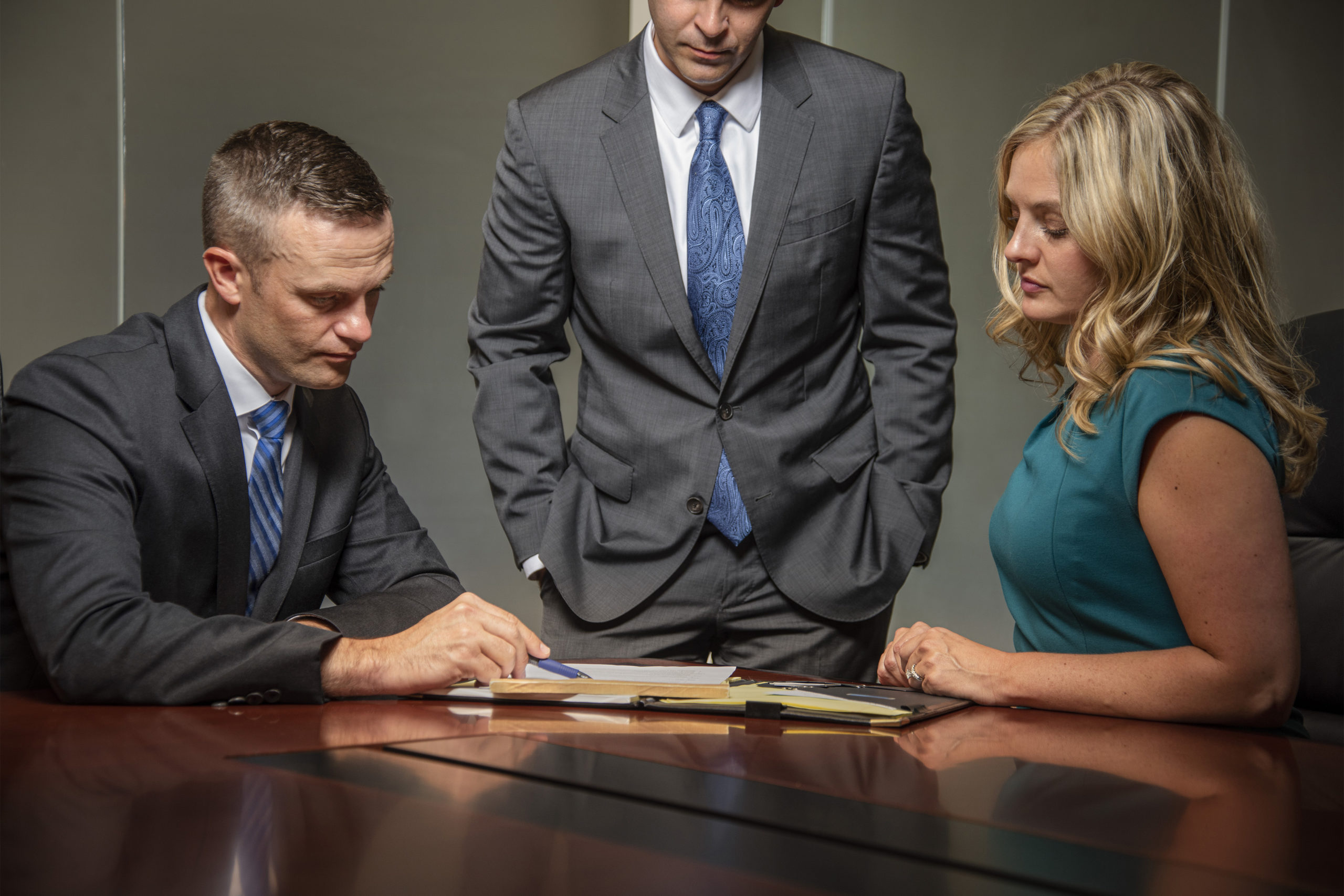 Professional business team photo